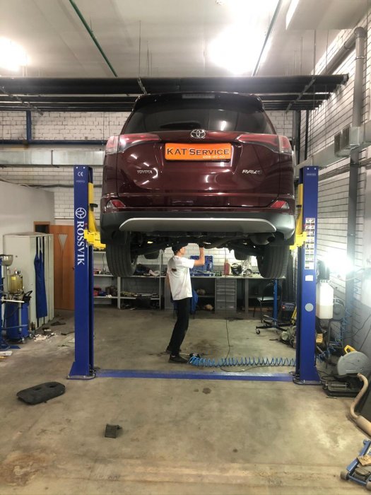 Удаление катализатора Toyota RAV4 в Казани