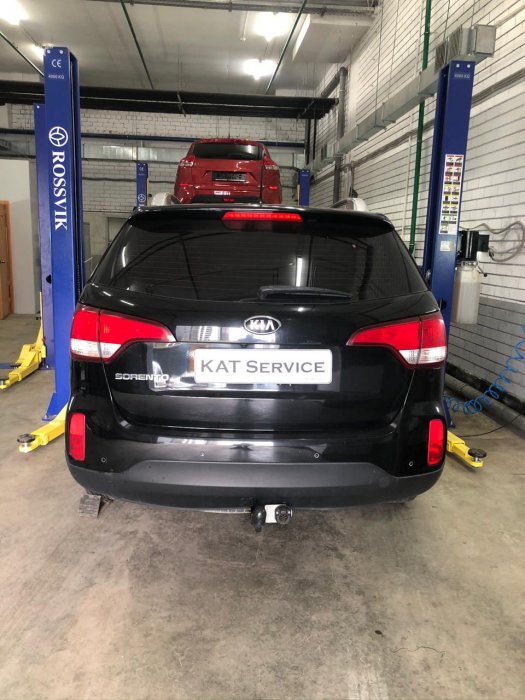 Удаление катализатора Kia Sorento